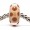 Chocolate Dot Trollbeads on Chain