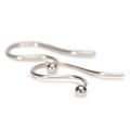 Earring Hooks, Silver
