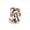 Letter Bead K, Silver