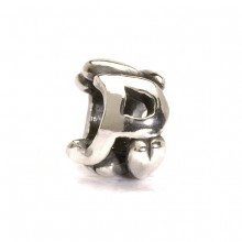 Letter Bead P, Silver
