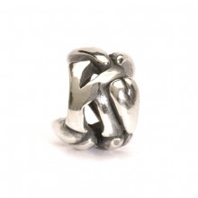 Letter Bead K, Silver
