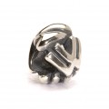 Letter Bead W, Silver