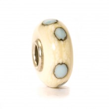 Beige Blue Dot