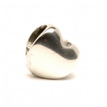 Heart, silver Trollbead