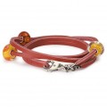 Red Leather bracelet