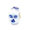 Light Blue Flower Trollbead