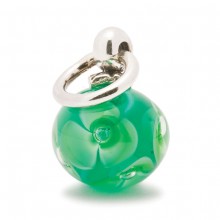 Green Flower Tassel Trollbeads