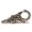 Elephant lock, silver