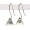 Triangle, Earring Accessories on ear wires