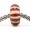 Chocolate Stripe Trollbead On Chain