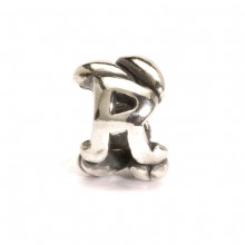 Letter Bead R, Silver