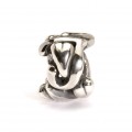 Letter Bead J, Silver