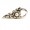 Flower Pearl lock, silver