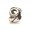 Letter Bead O, Silver