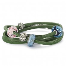 Green Leather Bracelet