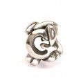 Letter Bead G, Silver