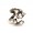 Letter Bead V, Silver
