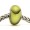 Green armadillo on chain