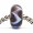 Purple Wave Trollbead on Chain